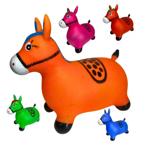 Cavalinho Upa Upa inflavel Pocoto Brinquedo Pula Pula Musica Infantil Com Musica e Led