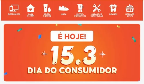 🚨 COMEÇOUUUUUU‼️ SHOPEE 15.3 DIA DO CONSUMIDOR‼️ 