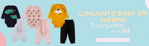 👶 Conforto e estilo para os pequenos ‼️