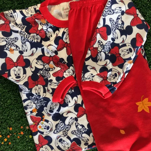 Conjuntinho Pijama Outono Estampado Infantil 2 Peças