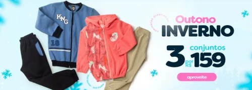 ✨Conjunto Infantil Outono /Inverno  Menina / Menino