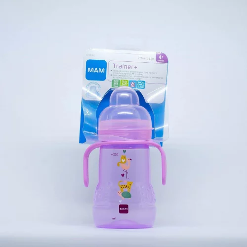 Copo Trainer 220 ml, MAM, Rosa