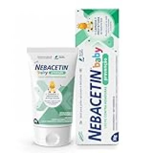 Creme Contra Assaduras Nebacetin Baby Prevenção - Pele Macia Hidratada e Saudável, Para Peles Sensíveis e Delicadas, Creme de Assadura Bebê - 30g