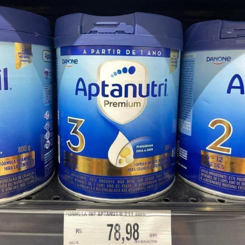 Danone Nutricia - Aptanutri Premium 3, 1-3 anos, Fórmula de Seguimento, 800g