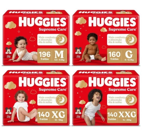 Fralda Huggies Supreme Care