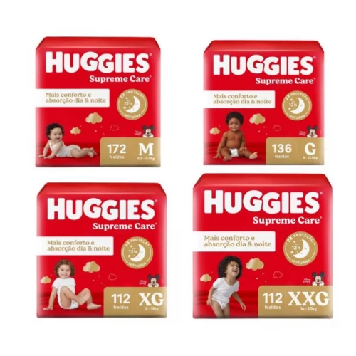 Fralda Huggies Supreme Care