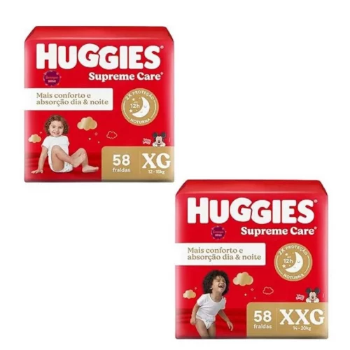 Fralda Huggies Supreme Care