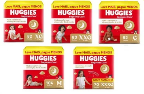 Fralda Huggies Supreme Care (Pacote Grande!)