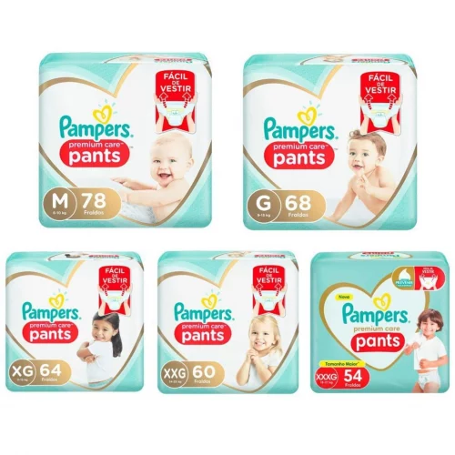Fralda Pampers Pants Premium Care