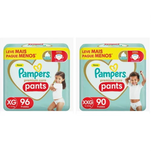 Fralda Pampers Pants Premium Care