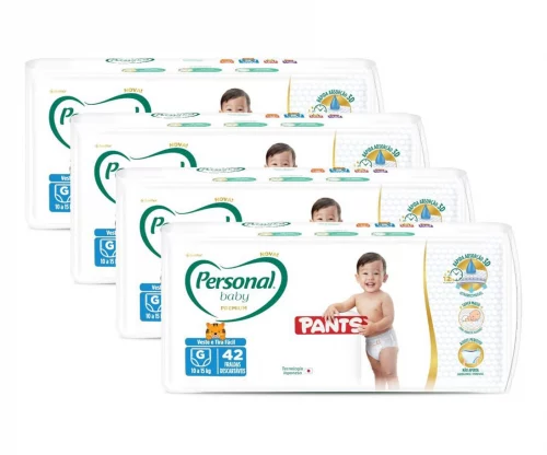 Fralda Personal Baby Premium Pants G 168 unidades
