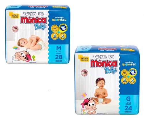 Fralda Turma da Mônica Baby