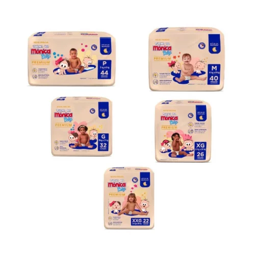 Fralda Turma Da Mônica Baby Premium ( P, M, G )