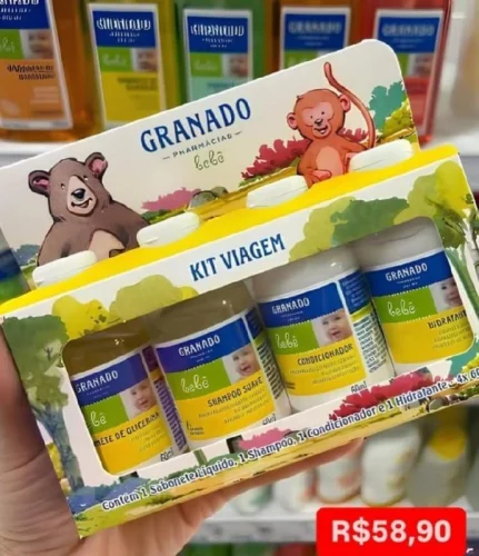 *Granado Kit Viagem Do Bebê, 60ml, 4 Unidades*