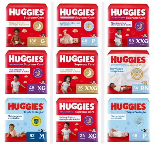 Huggies com 20% off do cupom no Mercado Livre!
