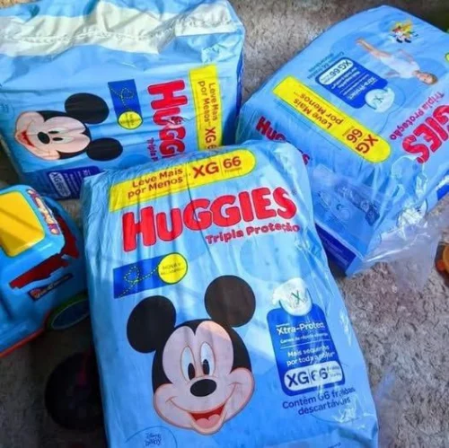 ▪️ Huggies Fralda Tripla Proteção XG 66 Un