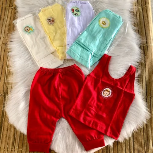 KIT 5 Conjuntos Mijao Culote Calça + Camiseta e Calça Rn Menino e Menina Unissex Roupa de bebe RN