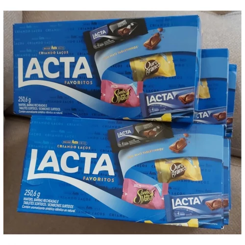 Lacta Favoritos - Caixa de variedades chocolates, 250,6g