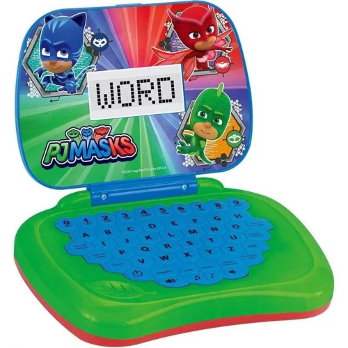 Laptop Infantil Candide, PJ Masks, Brinquedo Educativo - Bilíngue