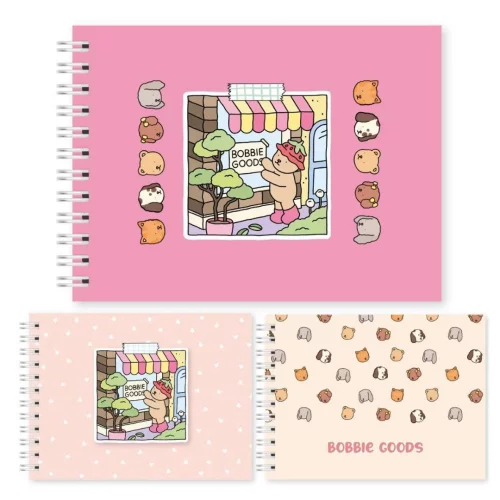 Livro de Colorir Bobbie Goods 100 Folhas ou 50 Folhas 180G Caderno de Desenho Pintura Coloring Book