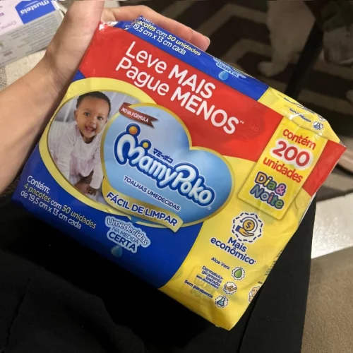 MamyPoko Lenços Umedecidos Dia&Noite 200 Unidades