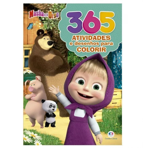 Masha e o Urso - 365 atividades e desenhos para colorir