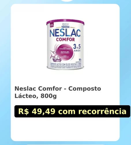 🛍️Neslac Comfor - Composto Lácteo, 800g