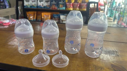 🍼👶 NUK Kit Starter Mamadeiras e Bicos Anticólica Essence Smart Flow 150 e 270ml - Branco 🍼👶