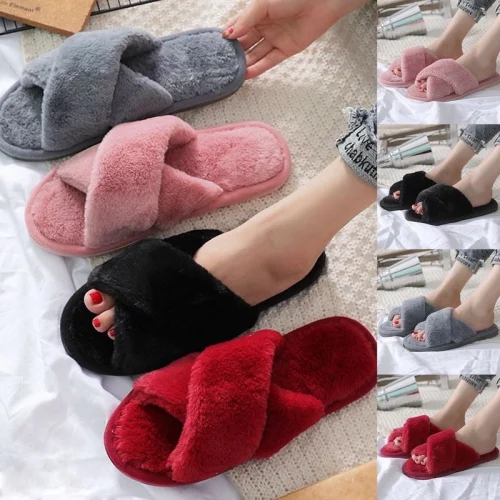 Pantufa Fluffy Novo Modelo  V009  Chinelo Da Casa botique qualidade super bom Fenimino Super Macio e Confortaveis botique