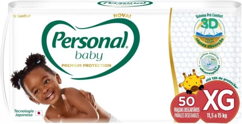Personal Fralda Baby Premium Protection Extra Grande  50 unidades