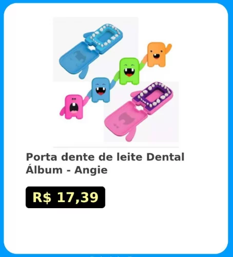🛍Porta dente de leite Dental Álbum - Angie