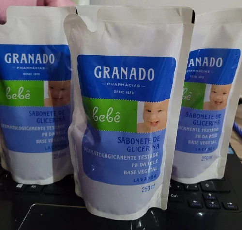 Refil Sabonete Glicerina Bebê Lavanda, Granado, Lilás, 250Ml