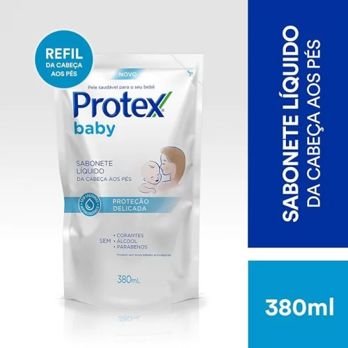 Sabonete líquido para bebê Protex Baby Delicate Care 380ml
