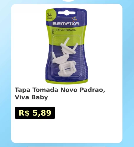 🛍️Tapa Tomada Novo Padrao, Viva Baby