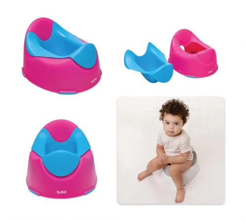 Troninho Infantil Buba Rosa e Azul