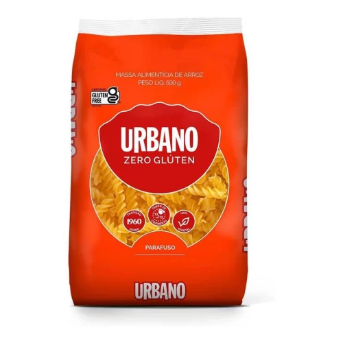 Urbano, Macarrão de Arroz, Parafuso, Zero Glúten - 500 g