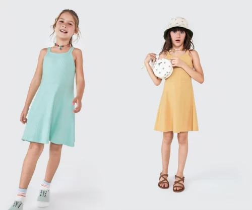 Vestido infantil Hering (6 ao 12)