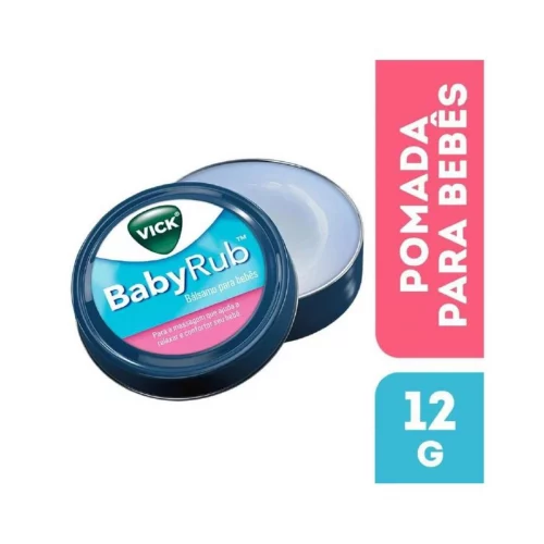 Vick Babyrub Balsamo Para Bebes 12g
