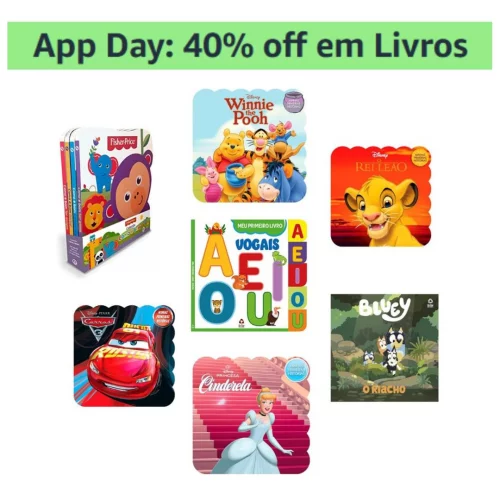 40% off em Livros