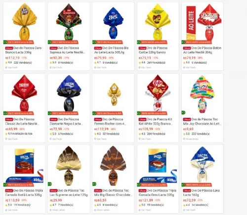 🚨APROVEITAAA‼️ Ovos de Páscoa com cupom 🔥