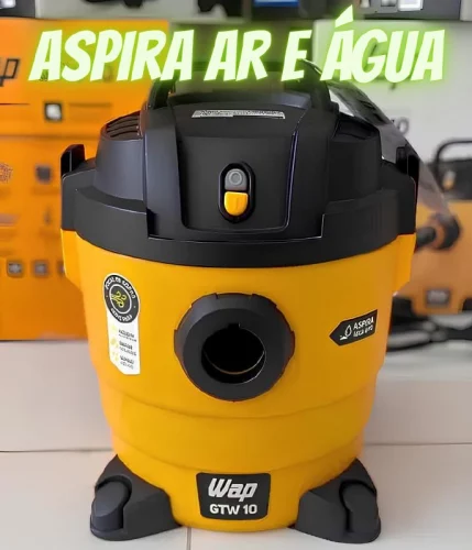 Aspirador compacto! Capacidade para 10 litros 🫡
