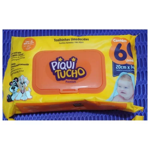 Banho Fresh Toalhinhas Umed Piquitucho Premium Com 60 Pcs