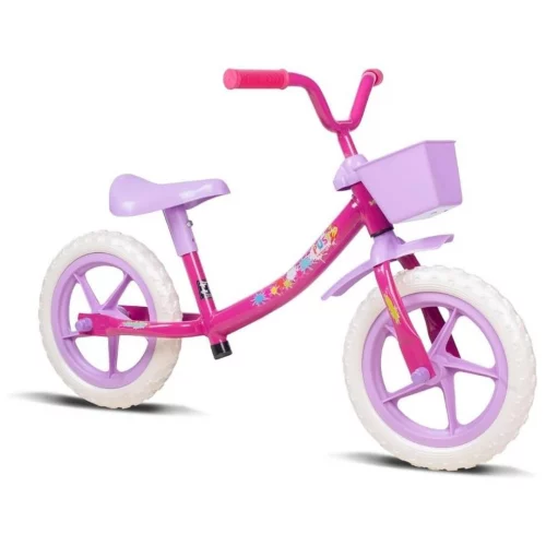 Bicicleta de Equilíbrio Verden Push Balance - Cor Pink e Lilás