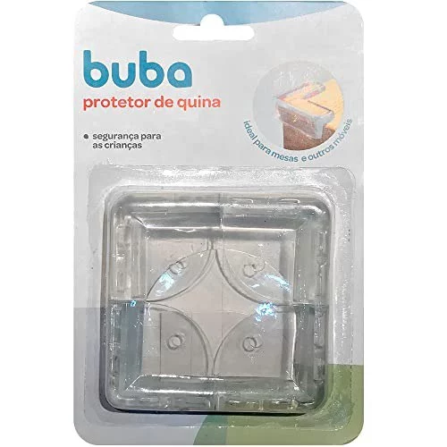 👉🏻 Buba Protetor De Quina 4 Unidades Branco