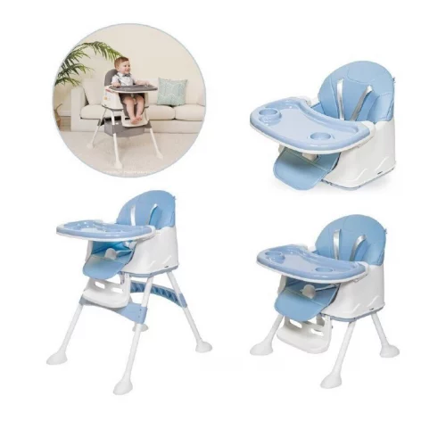 Cadeira de Alimentação Portátil Bebê Honey, Maxi Baby - Azul