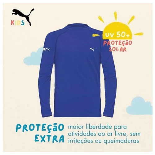 Camiseta Proteção UV 50+ Puma (2 ao 8)