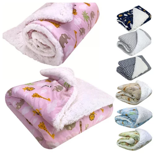Coberdrom Edredom Dupla Face Infantil Com Sherpa Estampado