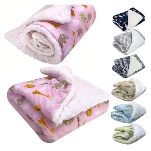 Coberdrom Edredom Dupla Face Infantil Com Sherpa Estampado