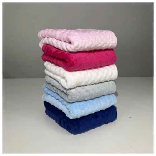 Cobertor de Bebe Soft Mantinha Extra Macia 80 x 100cm 10 Cores Disponiveis
