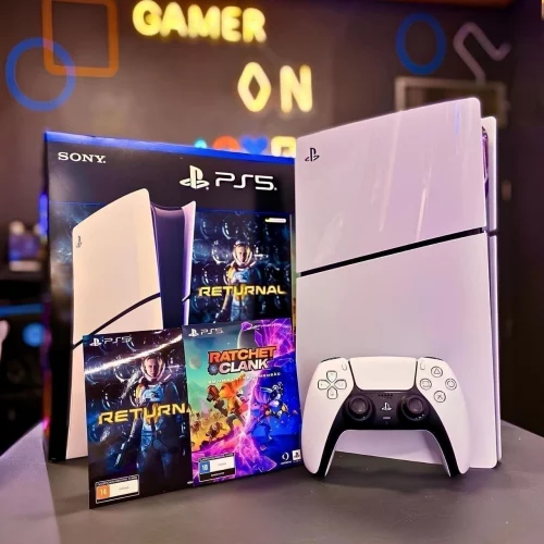 Console PlayStation 5 Slim Edição Digital + 2 Jogos